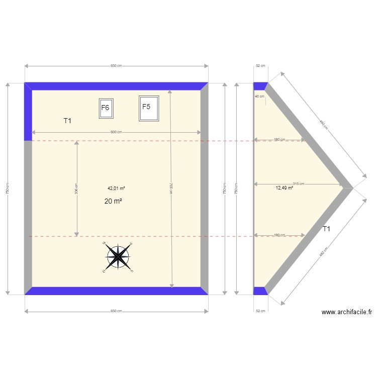 combles perocheau. Plan de 0 pièce et 0 m2