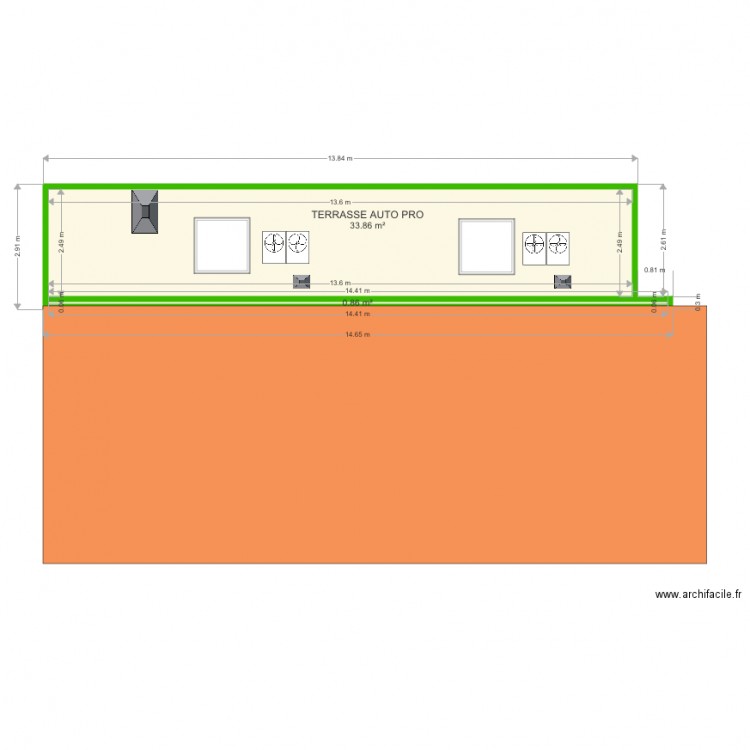 TERRASSE TROUILLOT  NORMANDIE. Plan de 0 pièce et 0 m2