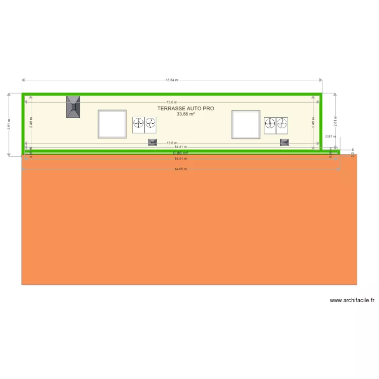 TERRASSE TROUILLOT NORMANDIE. Plan de TERRASSE TROUILLOT NORMANDIE. Plan de
