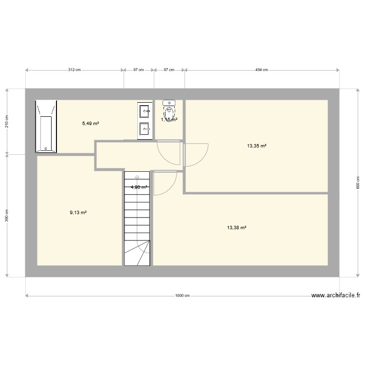 Djelidi étage. Plan de 0 pièce et 0 m2