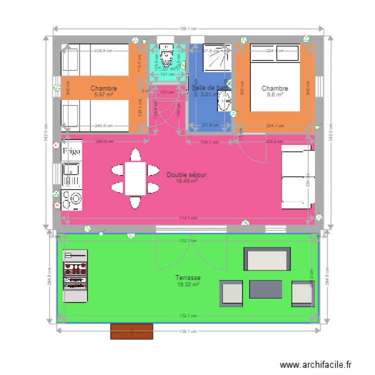 Chalet GreenCottages 3485m2 int. Plan de 0 pièce et 0 m2