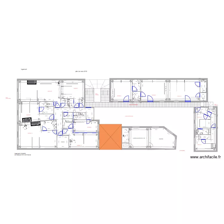 etage. Plan de etage. Plan de