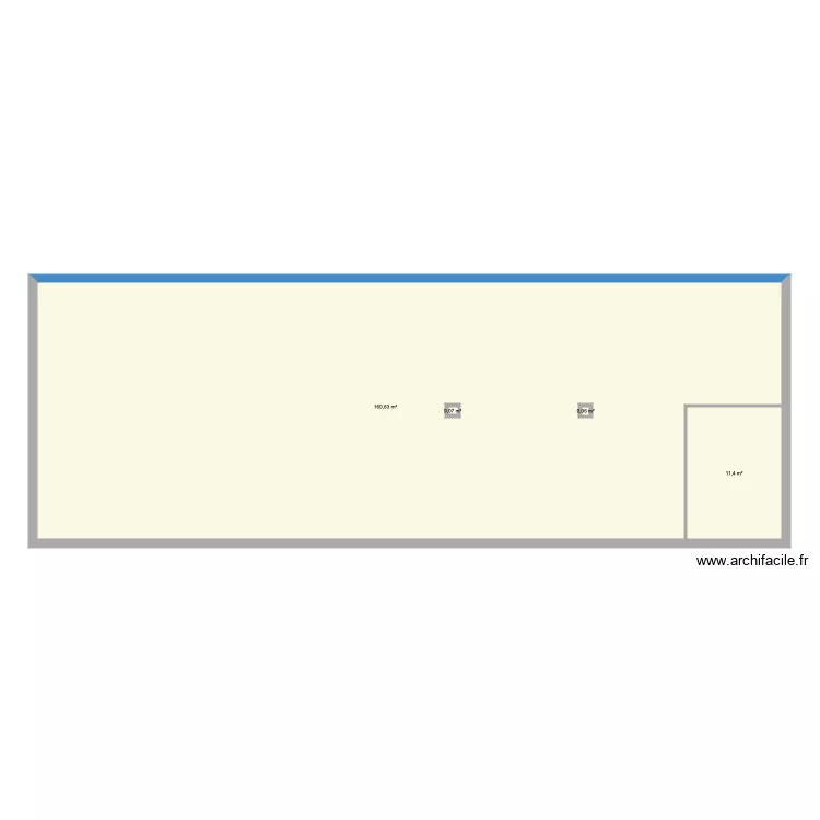 Magasin Cazeres. Plan de 