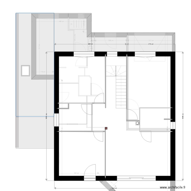 plan permis de construire. Plan de 0 pièce et 0 m2