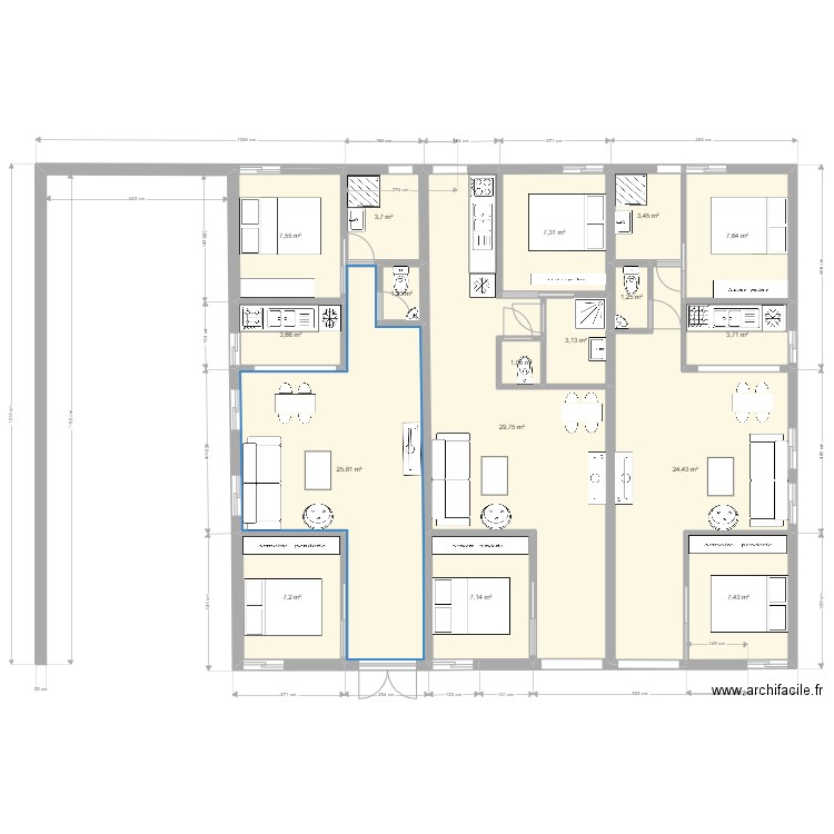 nyalla. Plan de 0 pièce et 0 m2