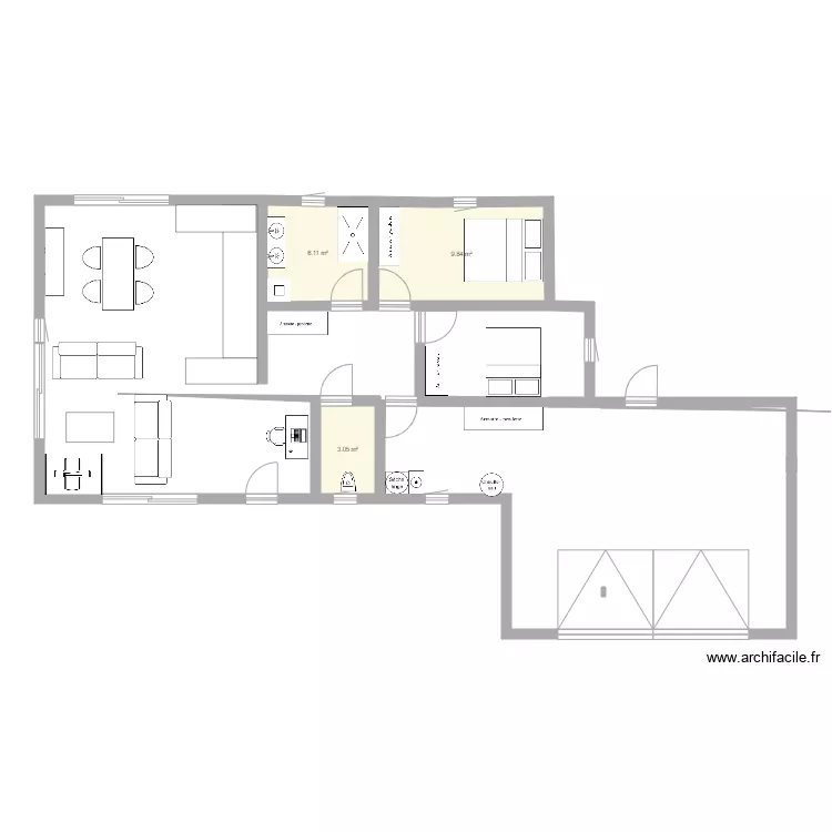 maison la tranche. Plan de 