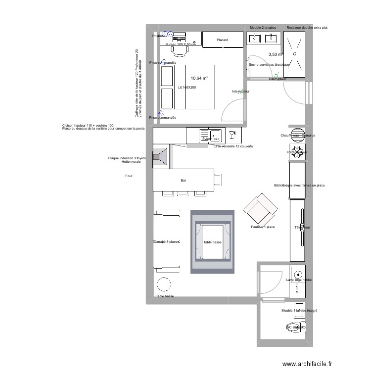 GAROUTE. Plan de 0 pièce et 0 m2