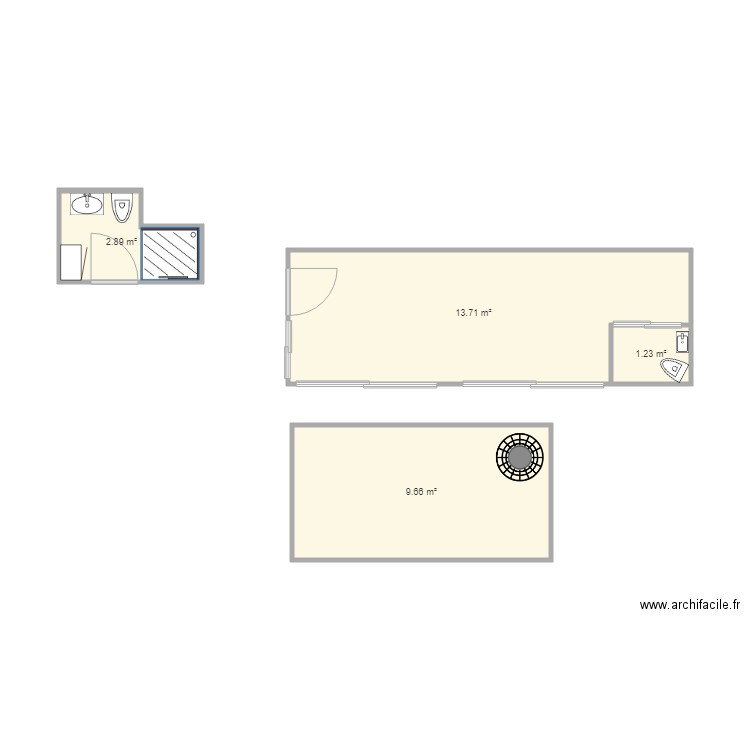 SDB Lippi 22. Plan de 0 pièce et 0 m2