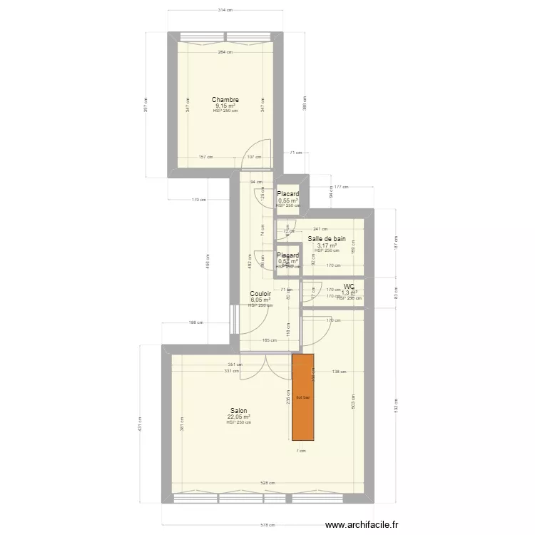 Rennes - 4 Square des Cloteaux . Plan de Rennes - 4 Square des Cloteaux . Plan de
