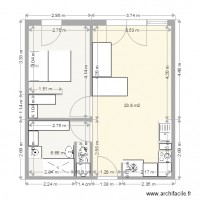 plan maison 45m2