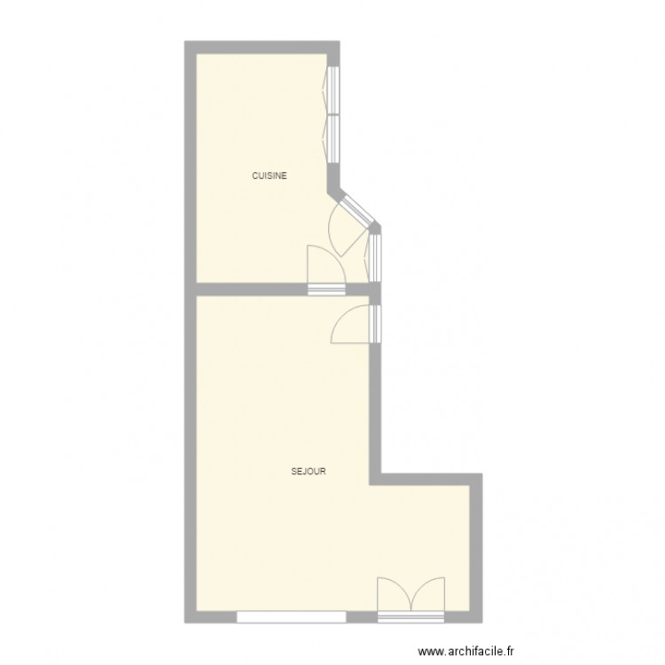THIBAUD COMMERCE GAUCHE 15 RDC. Plan de 0 pièce et 0 m2