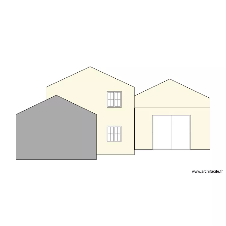 plan facade SUD . Plan de 