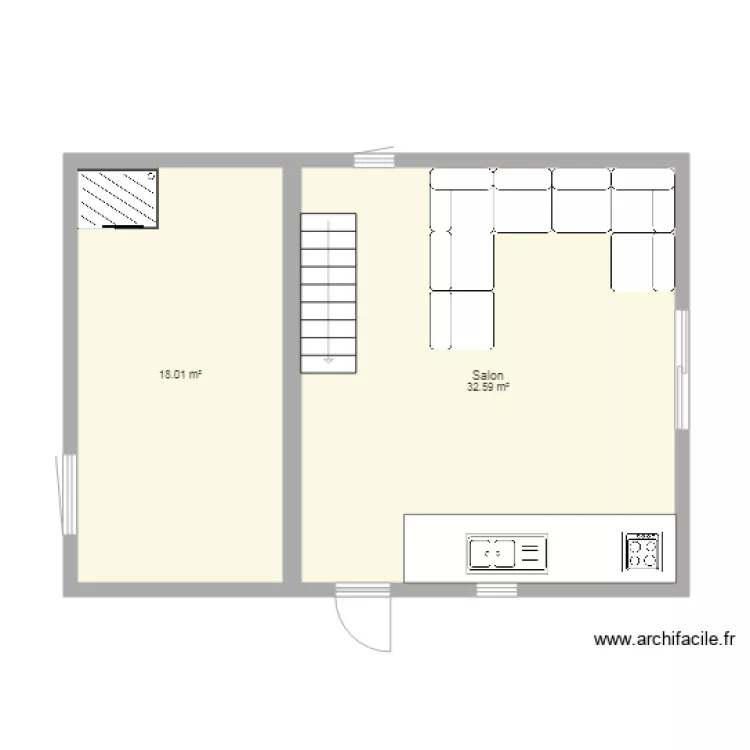 nouvelle maison. Plan de 