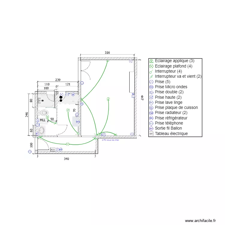 MOUCHI Plan ELEC V2. Plan de 
