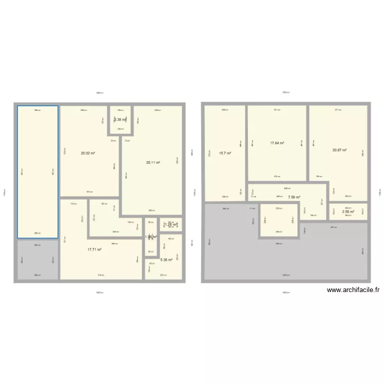 GERARDIN 15. Plan de 