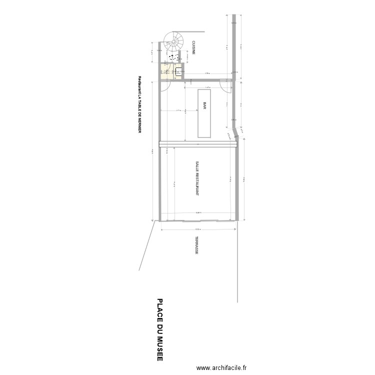 LA TABLE DE NERNIER. Plan de 0 pièce et 0 m2