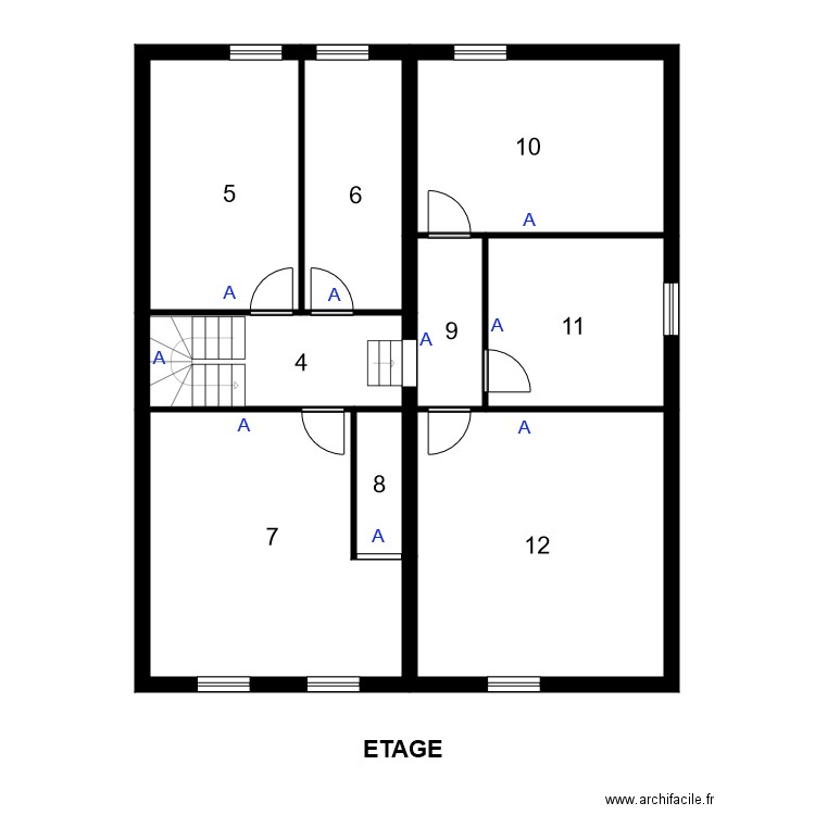 195228 DARRE CREP. Plan de 0 pièce et 0 m2