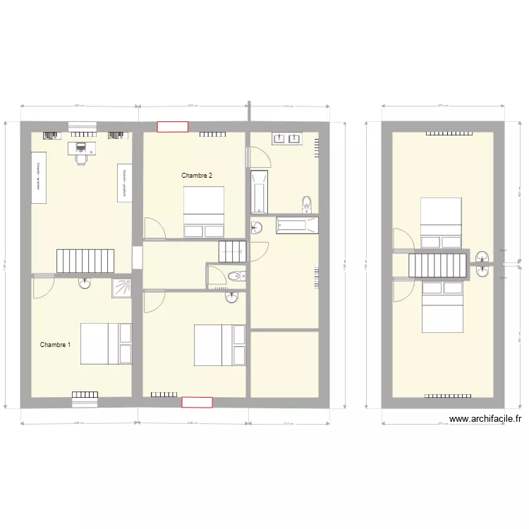 Edouard Pisvin 12 &eacute;tage version d&eacute;finitive. Plan de 