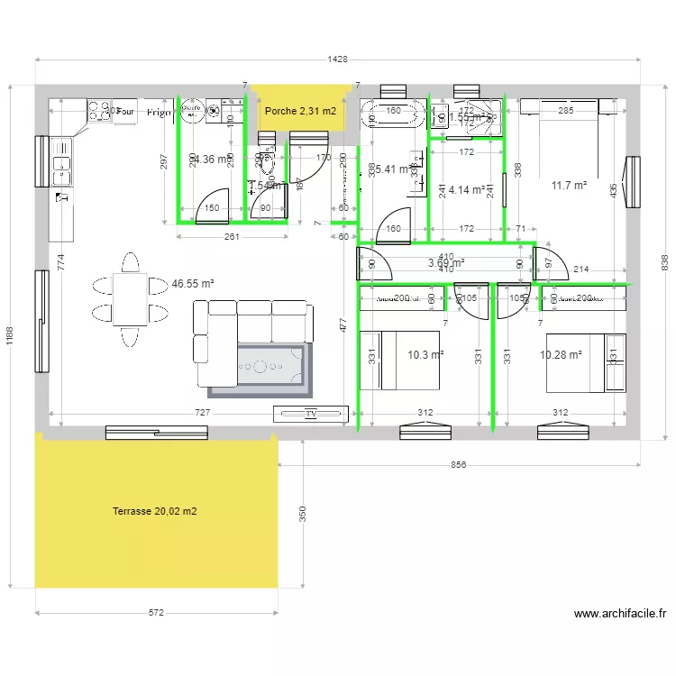 MALLET AVP 3. Plan de 