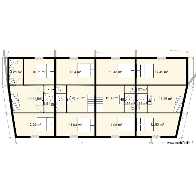 CORNEBARRIEU 2 V3M  BAS. Plan de 0 pièce et 0 m2