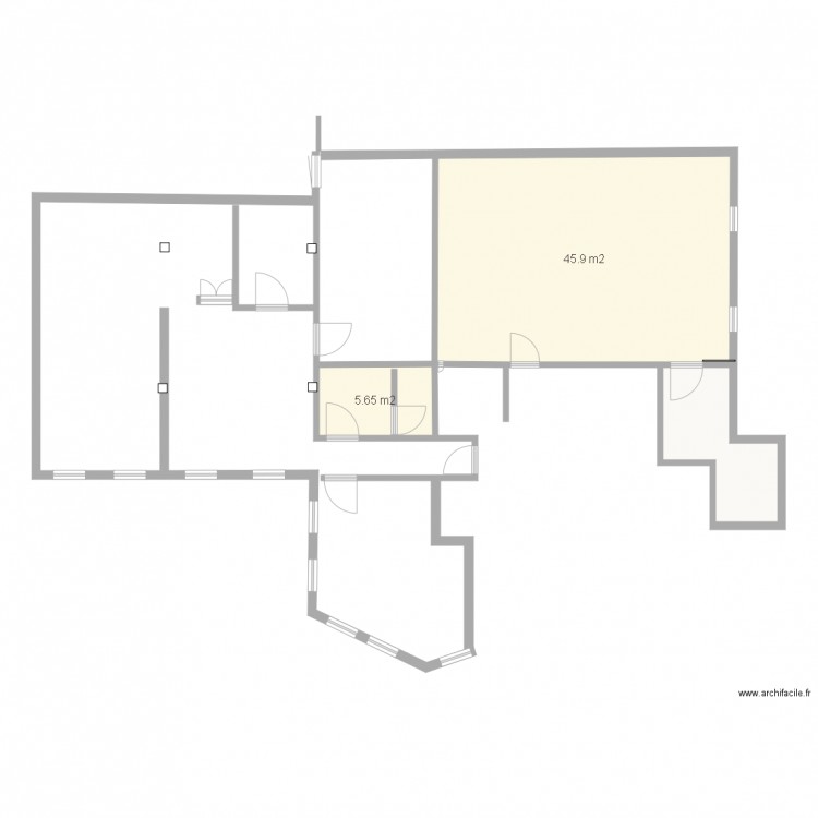 bureau. Plan de 0 pièce et 0 m2