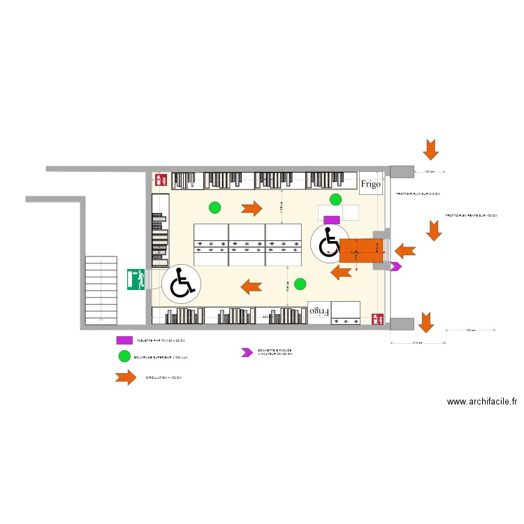 EPICERIE DROME AVEC PLAN AMOVIBLE ET MODIF MURET. Plan de 0 pièce et 0 m2