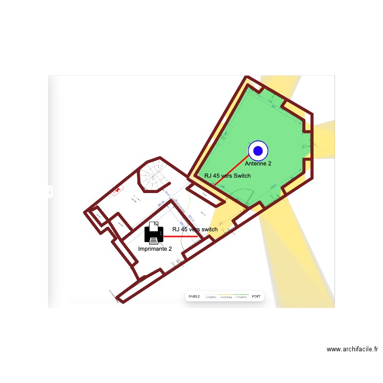 Plan Omada Vaugirard R+1. Plan de 0 pièce et 0 m2