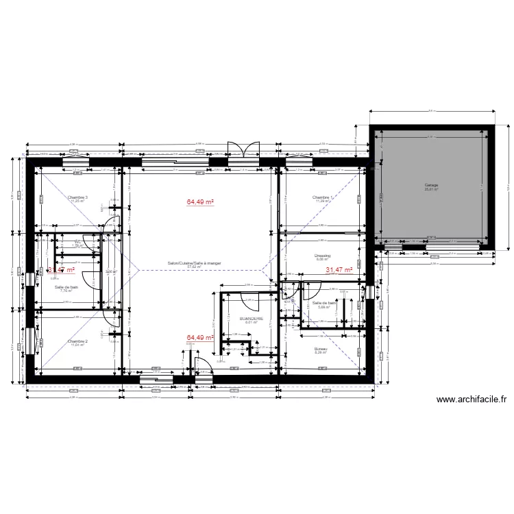 Plan Dallier Nourry toiture. Plan de 