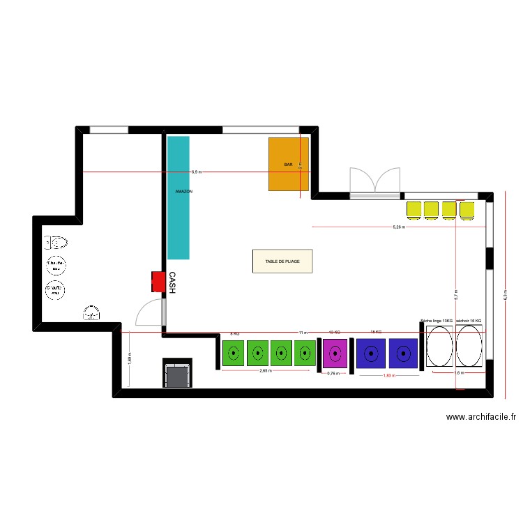 LAVERIE ST JULIEN EN GENEVOIS. Plan de 0 pièce et 0 m2