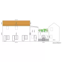 PLAN FACADE FUTURE EN SITUATION