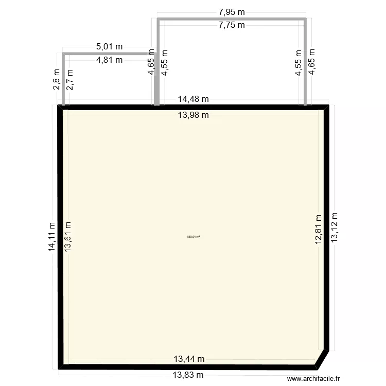 plan de masse. Plan de 1 et 190 m² plan de masse. Plan de 1 et 190 m²