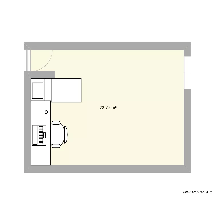 Chambre de reve. Plan de 