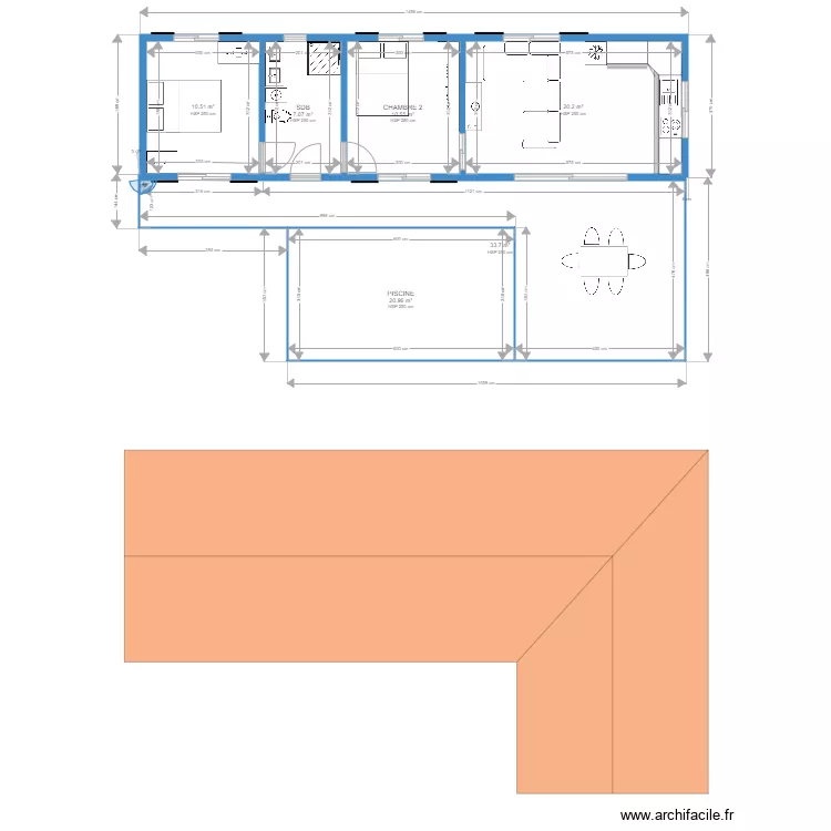 PLAN maison Vic. Plan de 