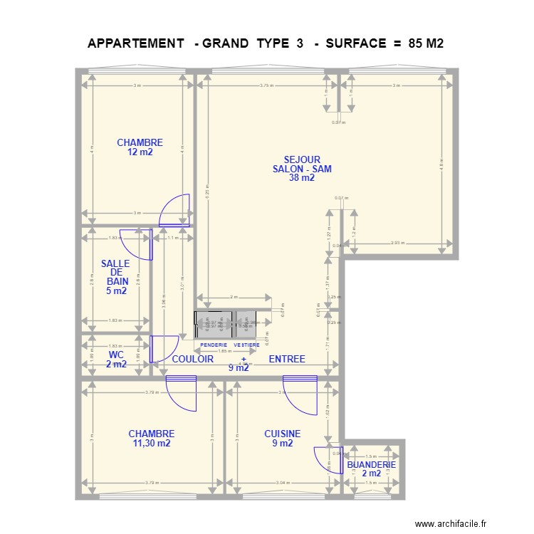 Danikowski à lille. Plan de 0 pièce et 0 m2