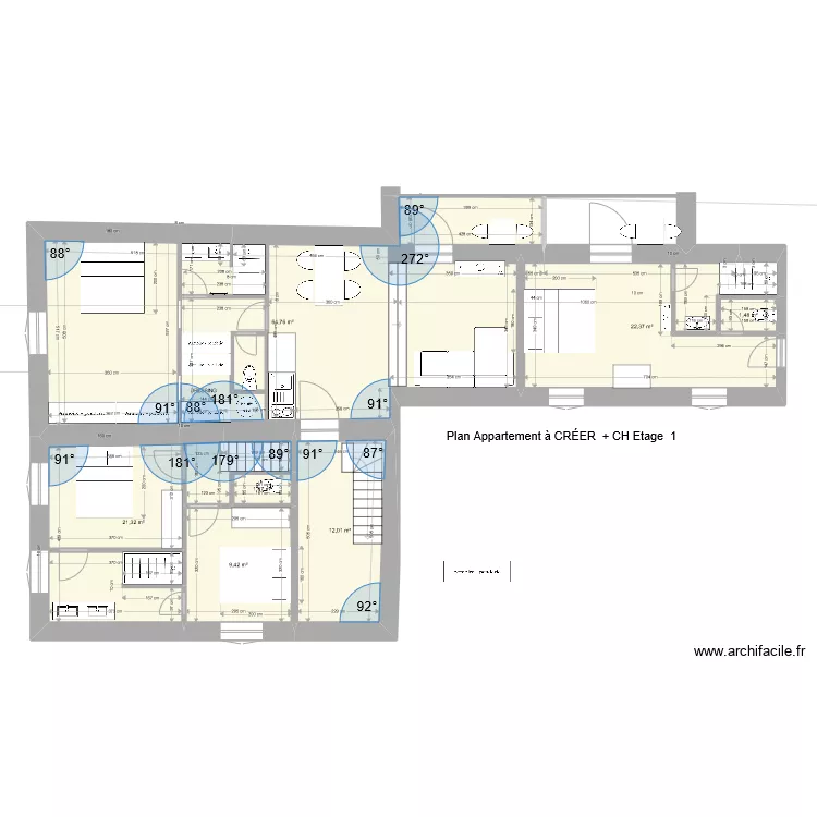 APPT  + gite. Plan de 