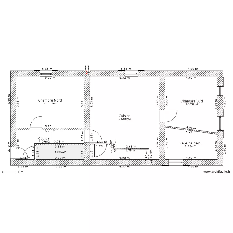 Ferme base 3 NB. Plan de 