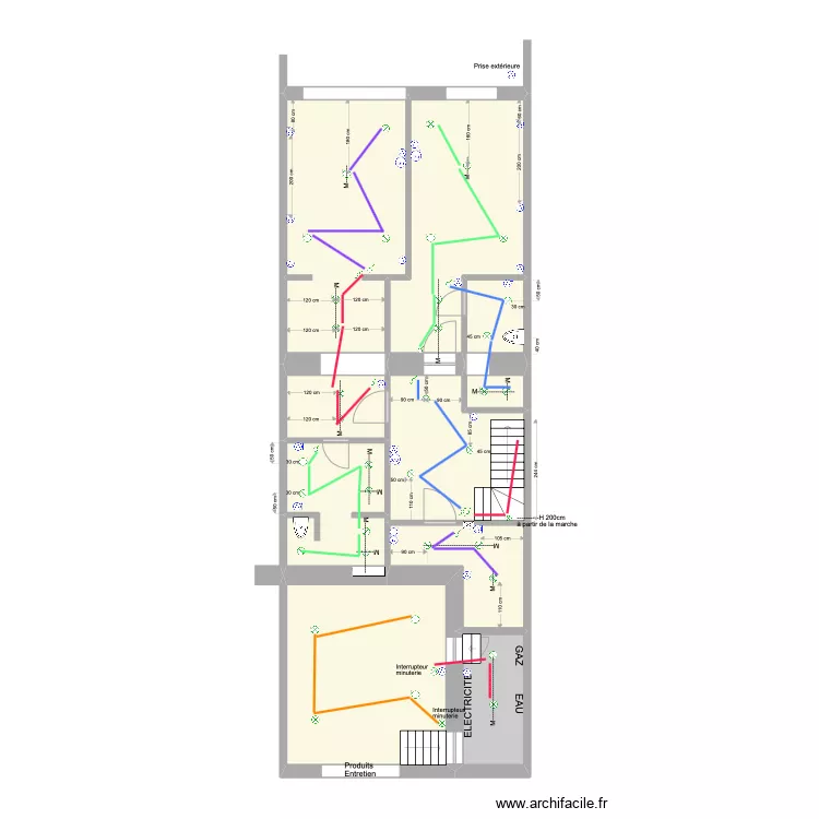 Banning 21 Rez Jardin Electricit&eacute;. Plan de 0 pièce et 0 m2