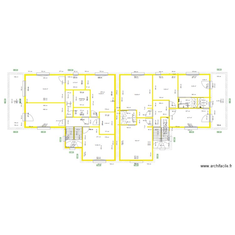 SAINT JULIEN étage . Plan de 0 pièce et 0 m2