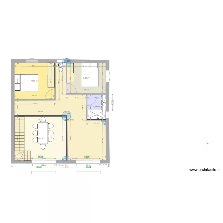 RIEU ETAGE. Plan de RIEU ETAGE. Plan de