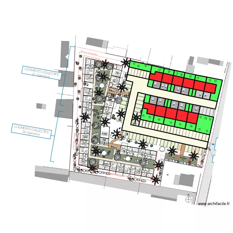RAVATE ST JO. Plan de 