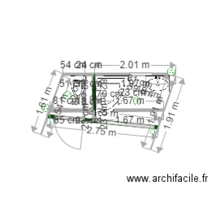 salledebain. Plan de 0 pièce et 0 m2