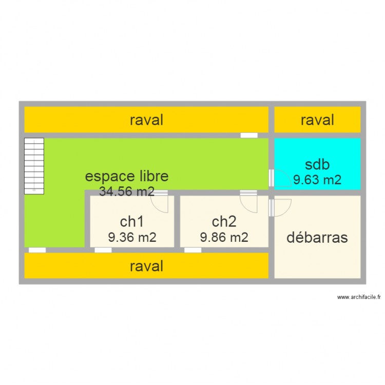 camel. Plan de 0 pièce et 0 m2