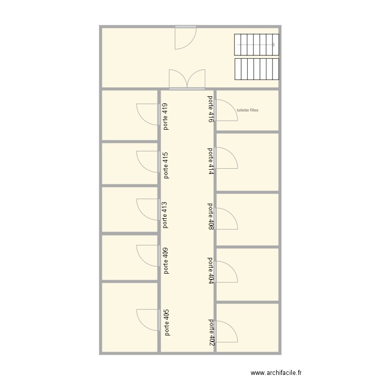 plan 4e part 3. Plan de 0 pièce et 0 m2