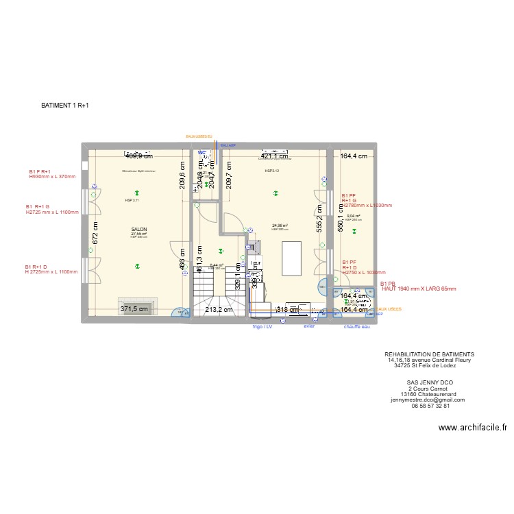 BAT 1 R+1 ST FELIX. Plan de 0 pièce et 0 m2