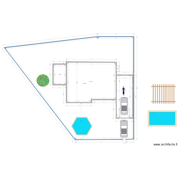 terrain Prades. Plan de 0 pièce et 0 m2