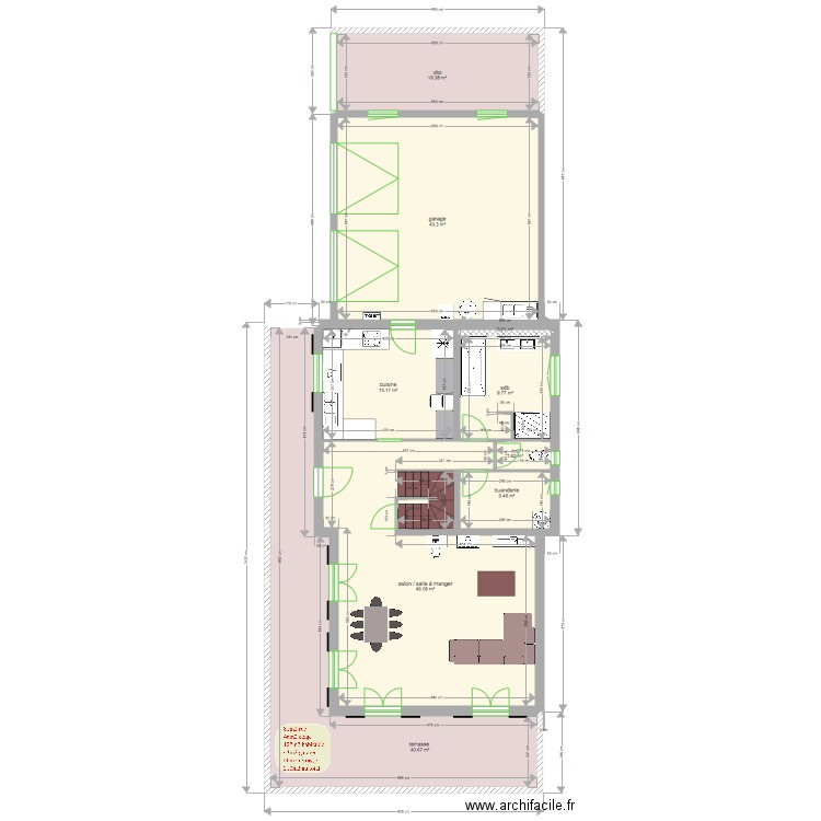 maison troyet 1. Plan de 0 pièce et 0 m2