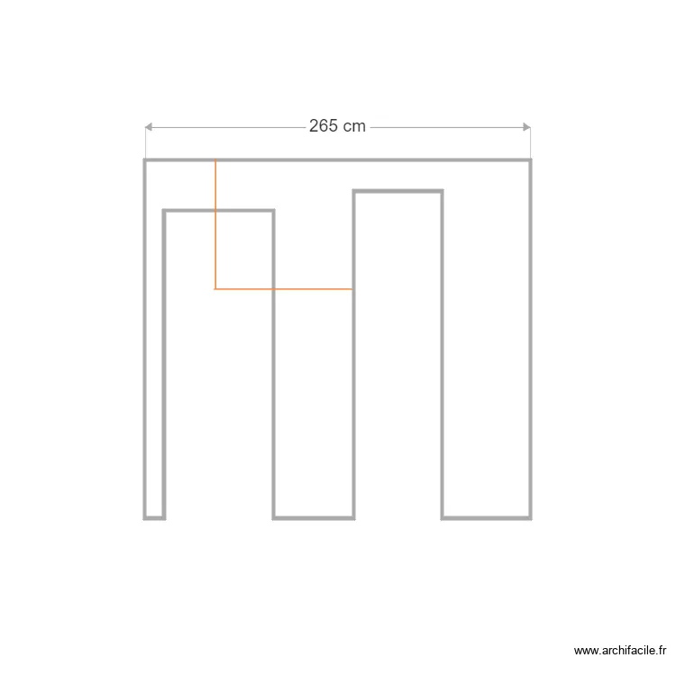 reuilly porte chambre. Plan de 