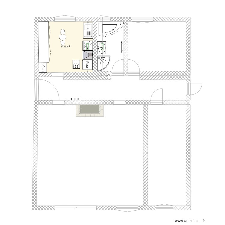 kinou  et paolo. Plan de 0 pièce et 0 m2