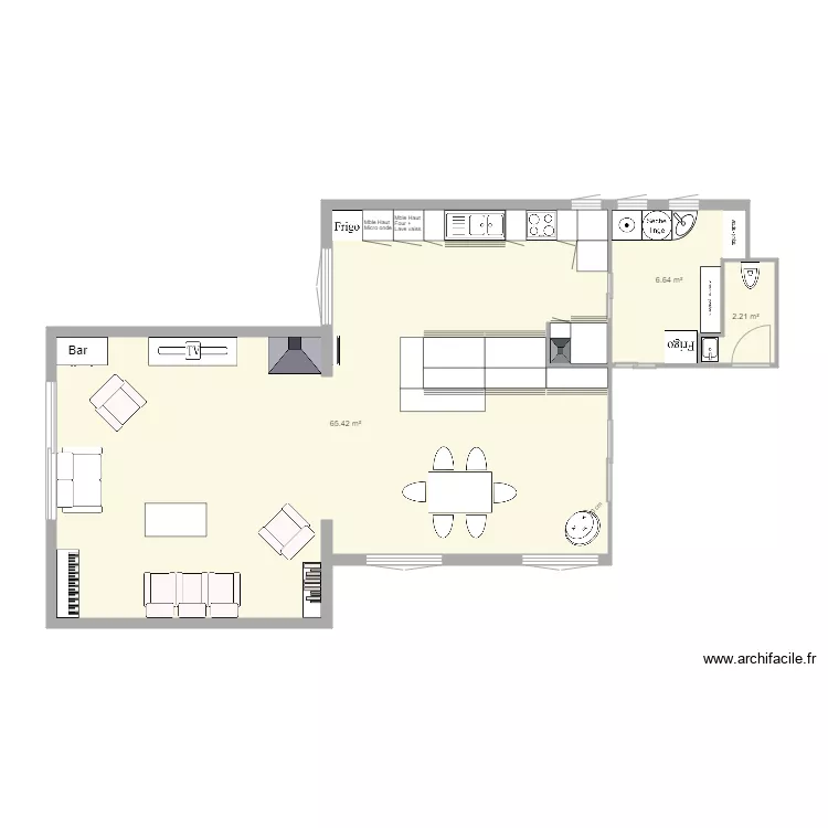 Projet Coupvray Rel chg porte arr cuis. Plan de Projet Coupvray Rel chg porte arr cuis. Plan de