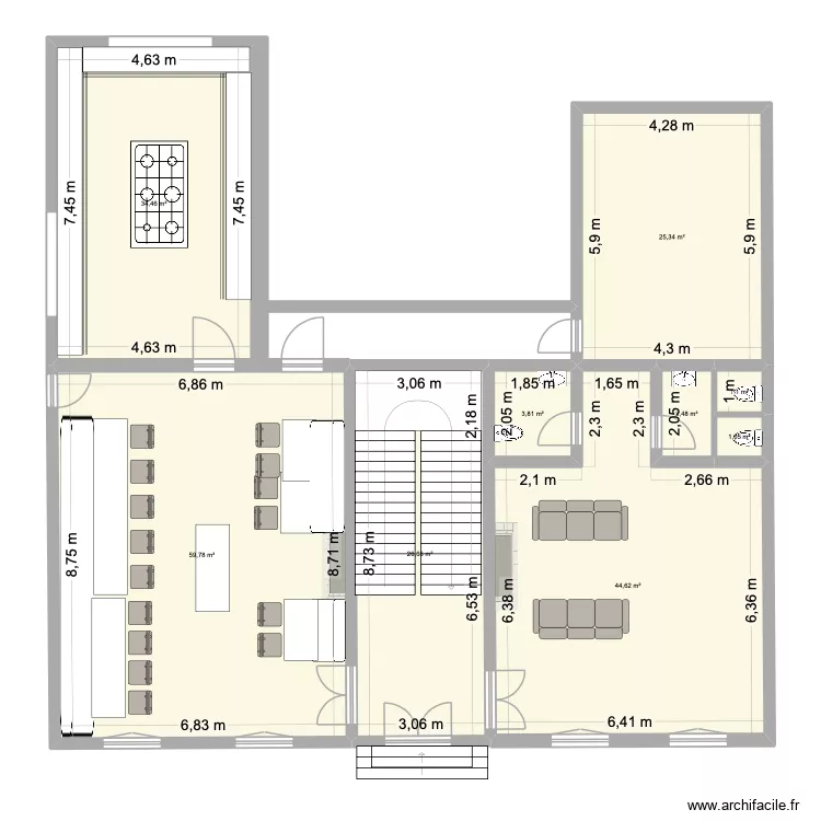 Belley RDC. Plan de 9 et 199 m² Belley RDC. Plan de 9 et 199 m²